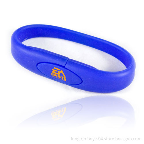 Silicone Bracelet Wristband USB Flash Pen Drive